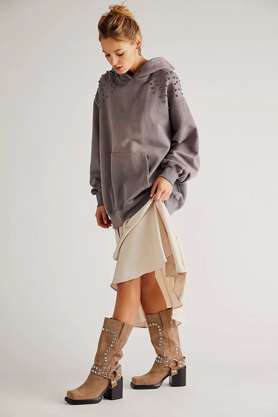 New Free People We the Free Lonely Heart Hoodie